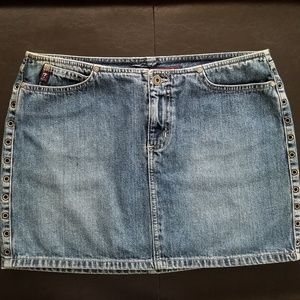 Guess Grommet Mini Skirt